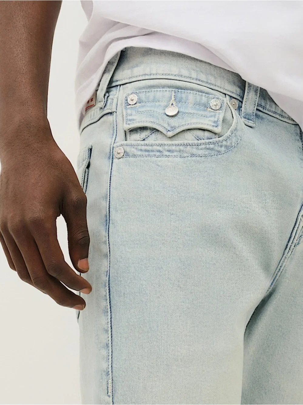 True Religion Ricky Flap Straight Jean size 33